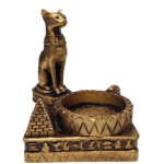 Porta Incenso e Vela - Deusa Bastet
